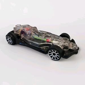 Hot Wheels Mcdonalds 2017 See Through Wind Up Engine Race Car 1:43 Toy Kids Meal